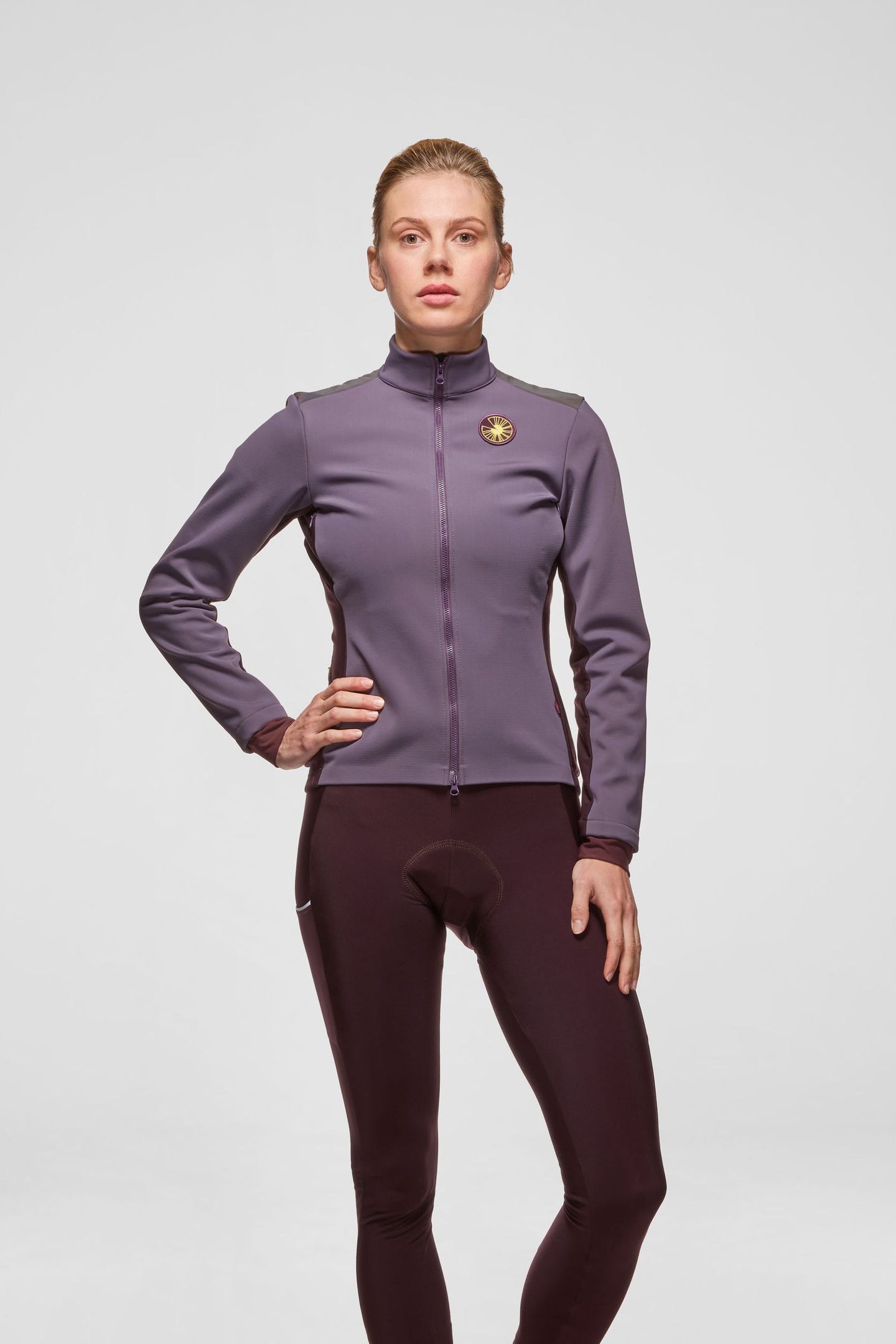 Model is wearing a size XS jacket
